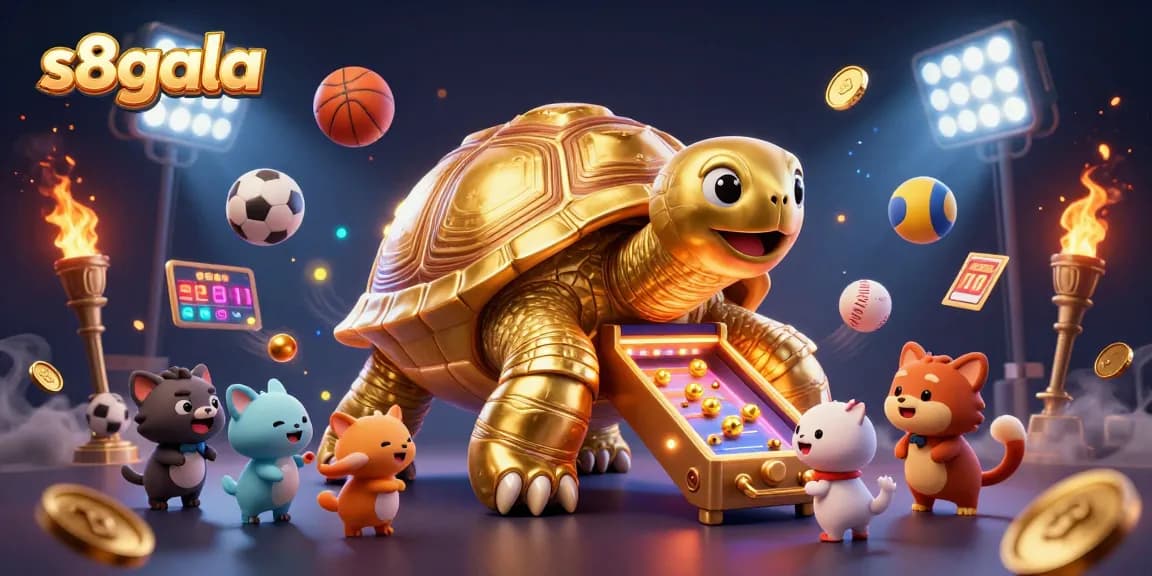 Let the excitement of s8gala unfold with the colossal tortoise pinball machine in action.