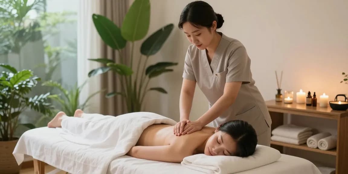 Soothe your body with 부천출장마사지 in a calming home environment with professional therapist.