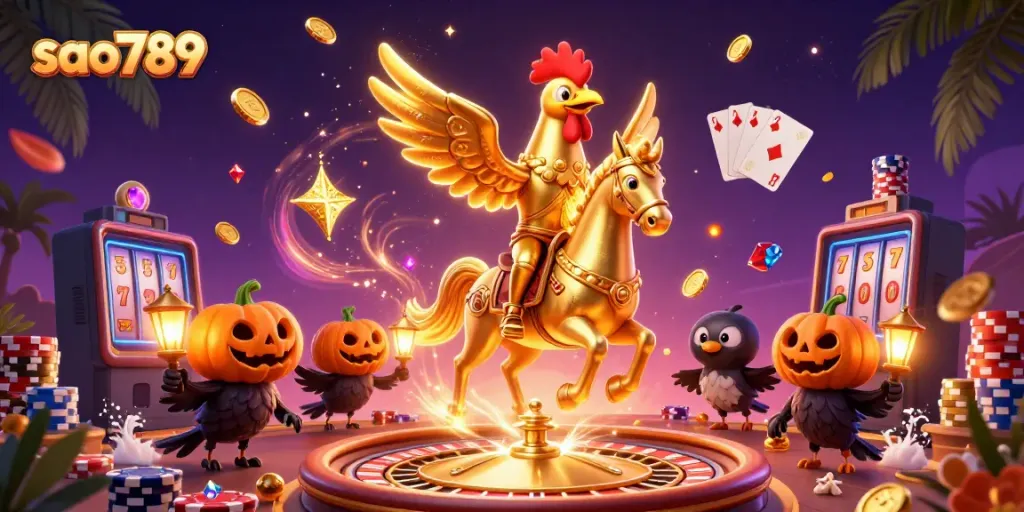 Experience the thrill of betting at Sao789 with dynamic casino elements and enchanting 3D characters.