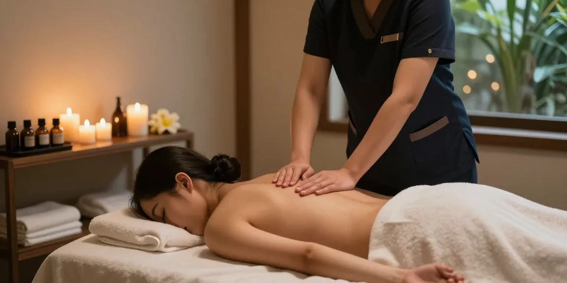 일산출장마사지로 편안함을 느끼는 고객과 전문 마사지사