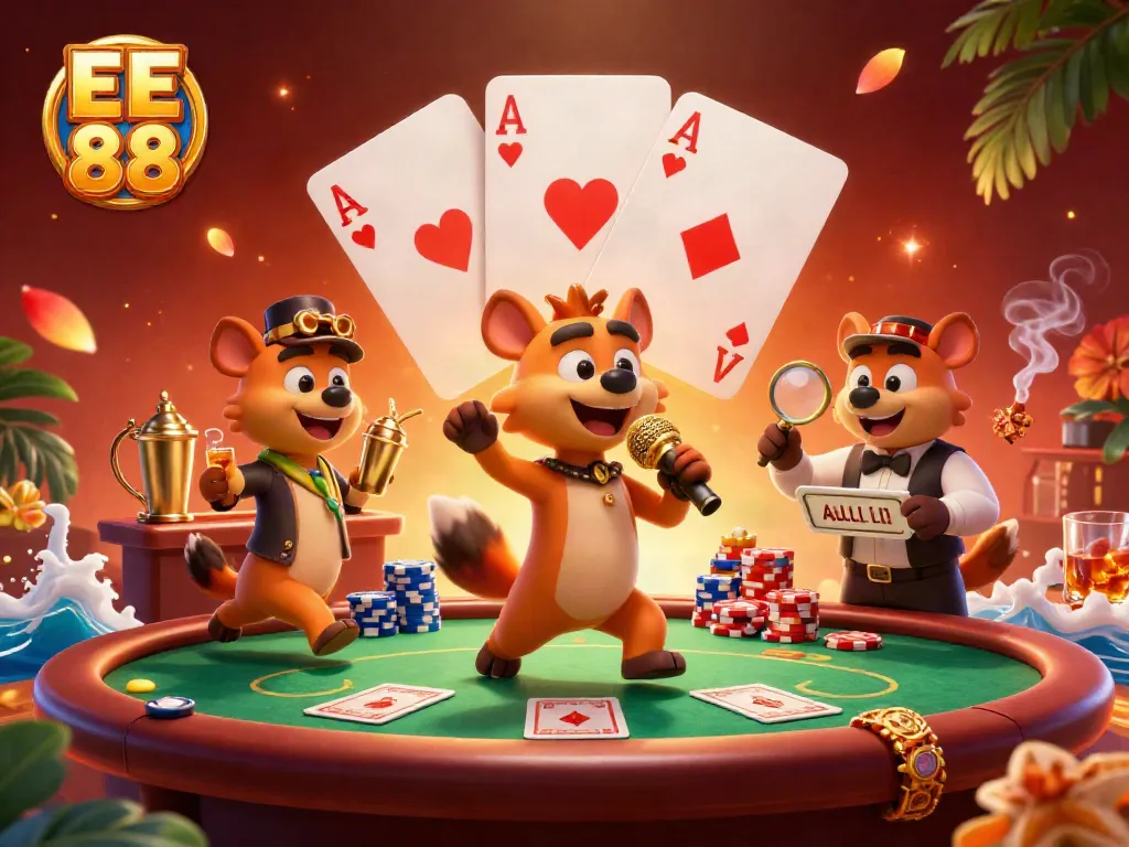 Watch hyenas at the EE 88 casino, where thrills and laughter intertwine in gaming.