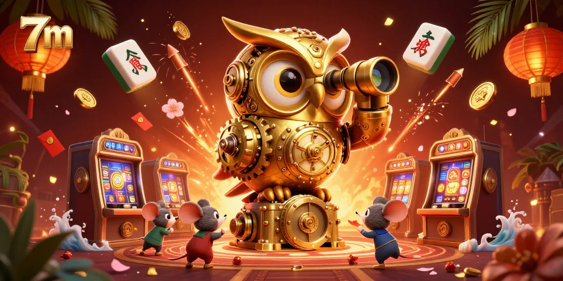 Engage with 7m live betting on dynamic casino floors filled with slot machines and festive elements.