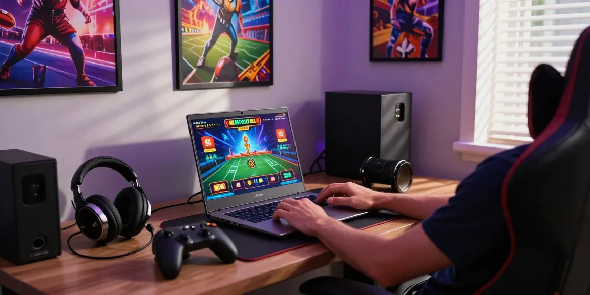 Player enjoying go99 online casino games with immersive graphics and vibrant setup.