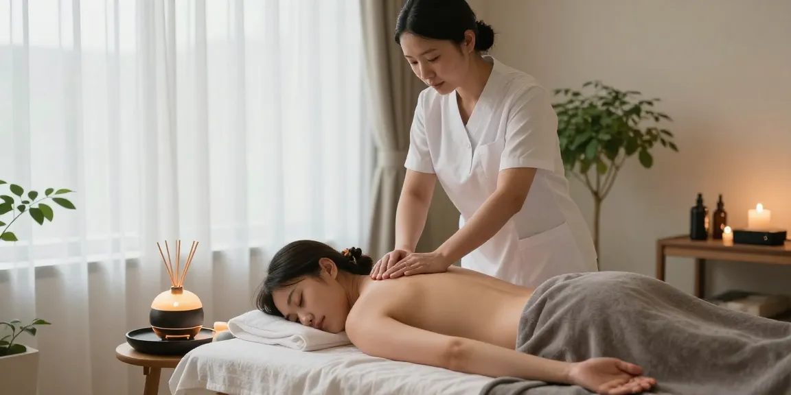 Relaxing 김포출장마사지 experience in a serene wellness room with soothing ambiance.