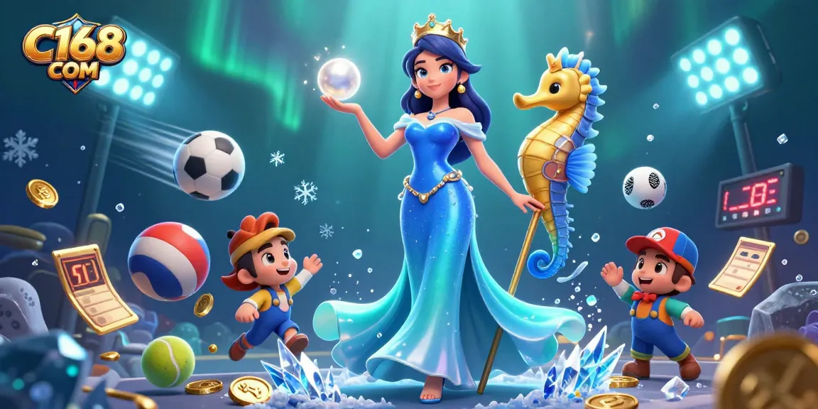 Experience thrilling gameplay at C168 COM with vibrant casino elements and captivating 3D visuals.