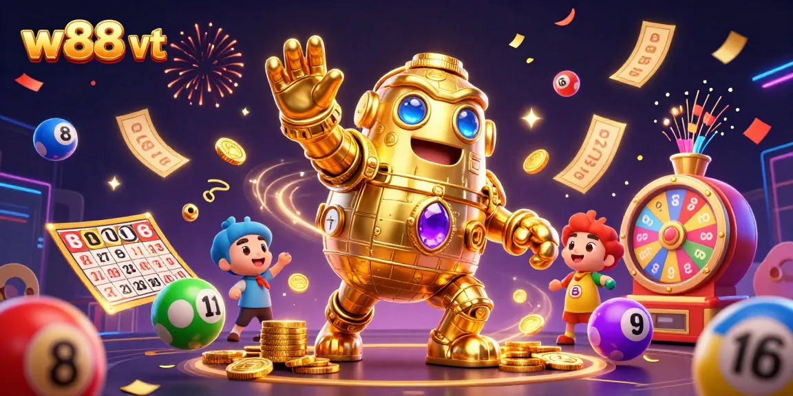 Trải nghiệm chơi tại w88 vt với golem vàng 3D và các trò chơi hấp dẫn.